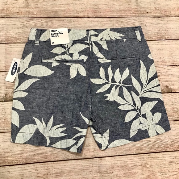 NWT Old Navy Mid-Rise Printed Linen Blend Size 0 - Picture 3 of 6